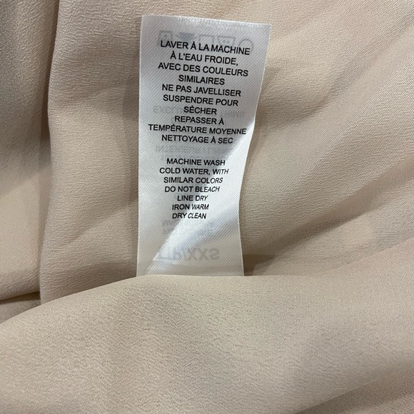 Dynamite - Satin Mini Trapeze Dress - Polished Pearl - Size XXS - Picture 7 of 7